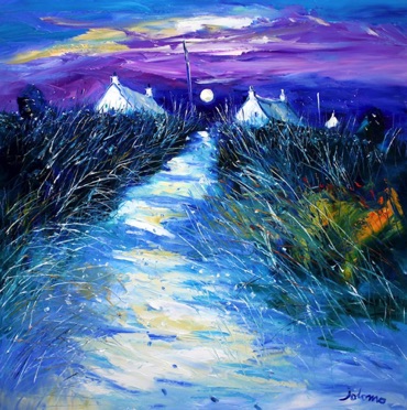 Path to the beach Isle of Iona 30x30 Path to the beach Isle of Iona 30x30